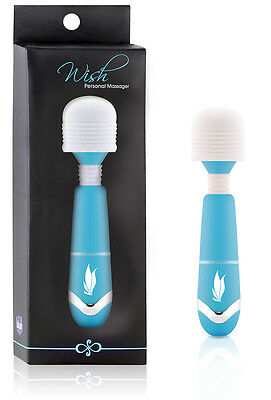 BLUSH NOVELTIES WISH PERSONAL MASSAGER BLUE BN11512