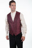 Scully Men's Polyester Paisley Vest RW093N