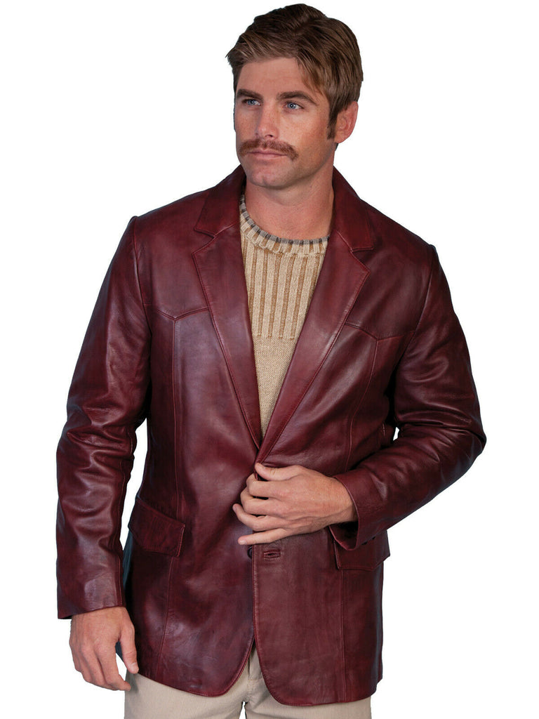 Scully Leather Men's Western Lambskin Blazer 501