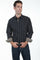 Scully Western Men's 100% Cotton Long Sleeve Skull Stripe Western Shirt PS-093
