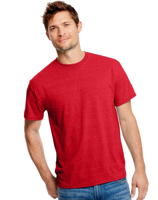 Hanes Men's X-Temp w/Fresh IQ Tri-Blend Performance Tee 42TB