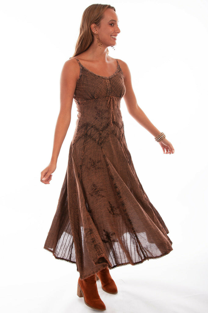 Scully Honey Creek Women's Spaghetti Strap Dress100% Cotton HC62
