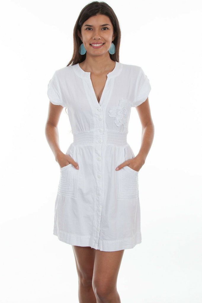 Women's Scully Button Front Cotton Dress PSL-241