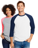 Hanes Unisex X-Temp Performance Baseball Tee 42BA