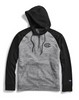 Men's Stadium Fleece Quarter Zip Hoodie, Clear Gloss C Logo