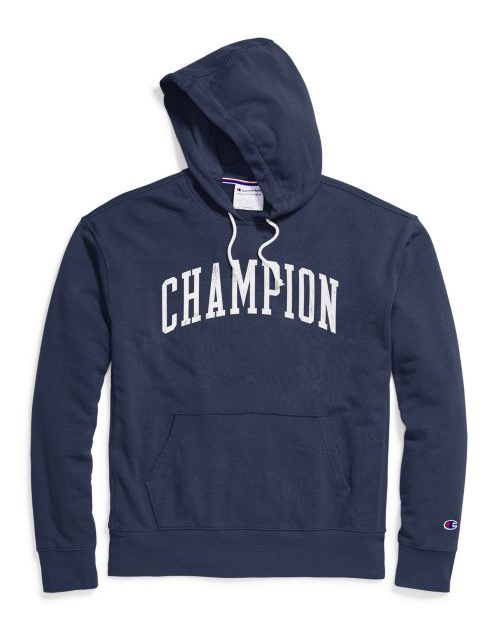 Champion Men's Heritage French Terry Pullover Hoodie, Arch Logo S4505 549913