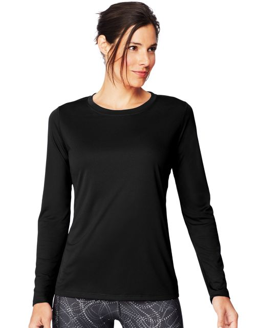 Hanes Sport™ Cool DRI® Women's Performance Long-Sleeve T-Shirt O9308
