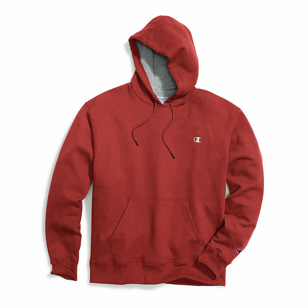 Champion Big & Tall Men's Pullover Fleece Hoodie with Contrast Liner CH101