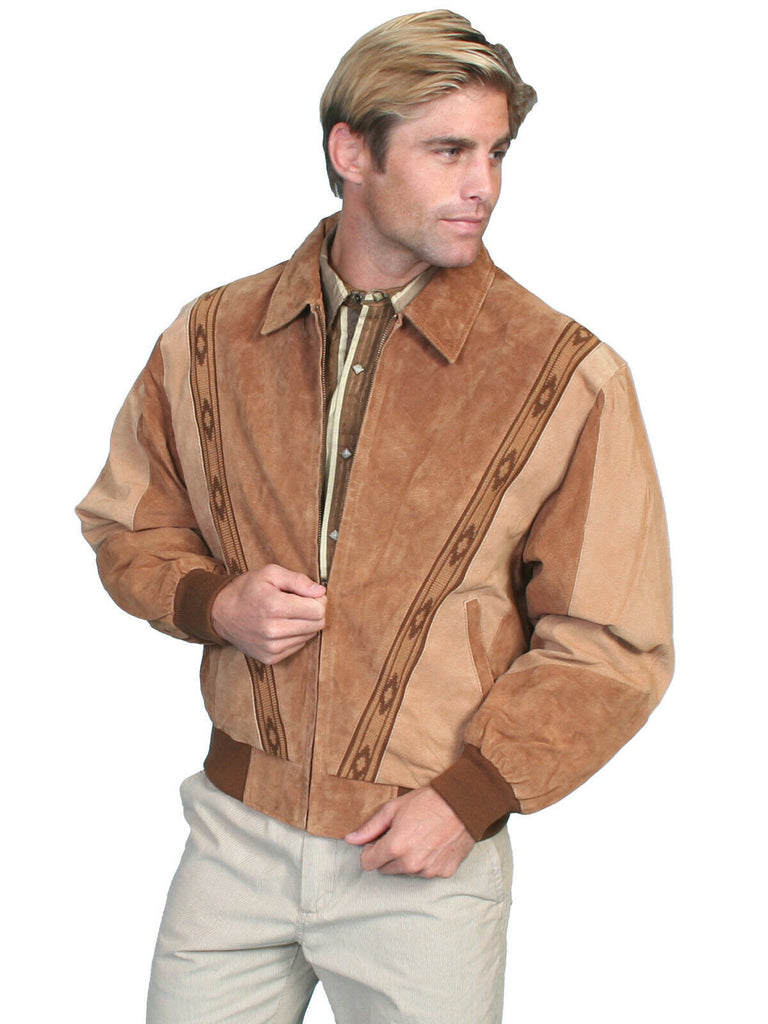 Scully Leather Men's Two-Tone Boar Suede Rodeo Jacket 62