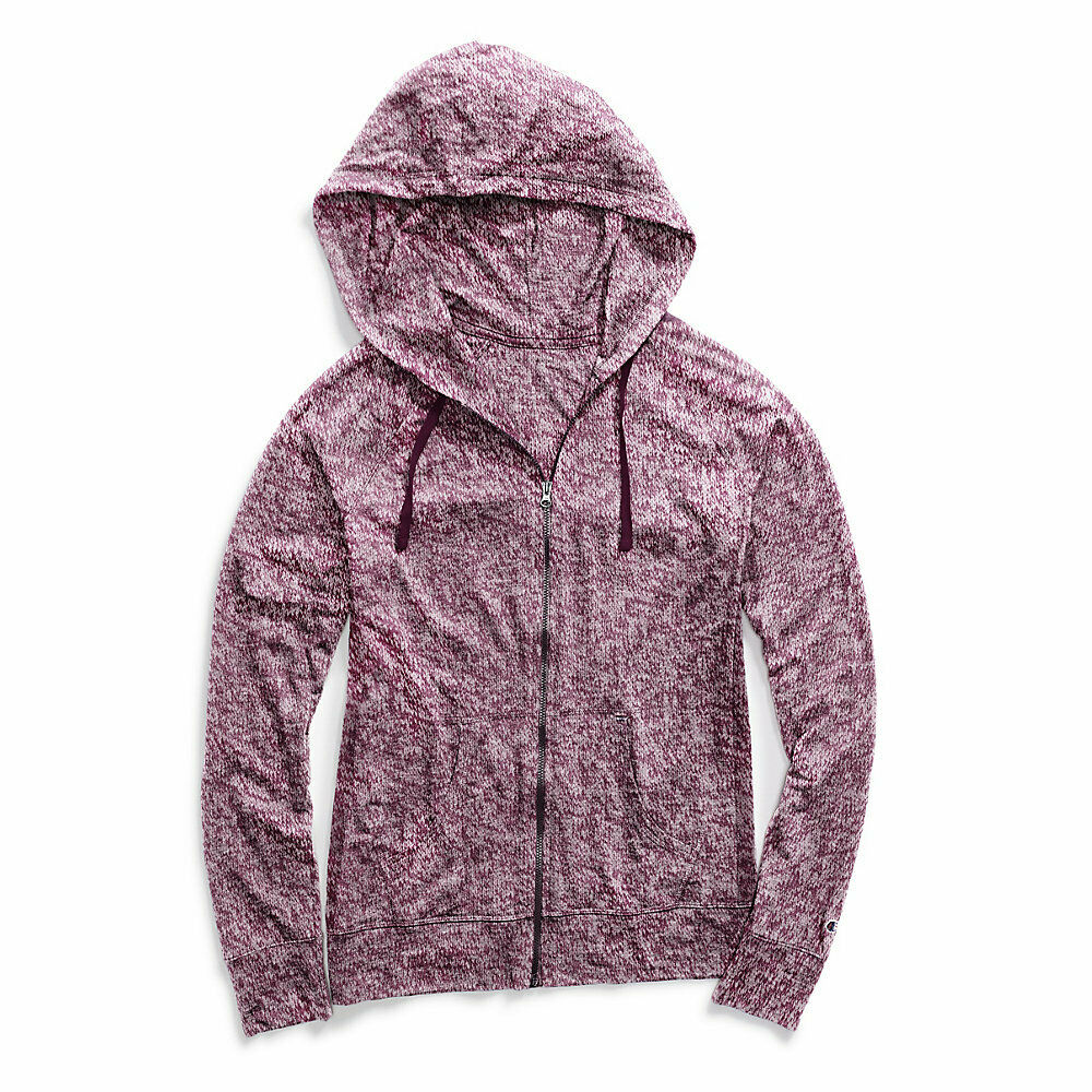 Champion Women's Heathered Jersey Jacket J4165