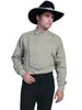 Scully Men's Wahmaker Western Bib Shirt 100% Cotton Brushed Twill L/S 538720