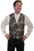 Scully Men's Shawl Collar Vest 3X-4X RW283X