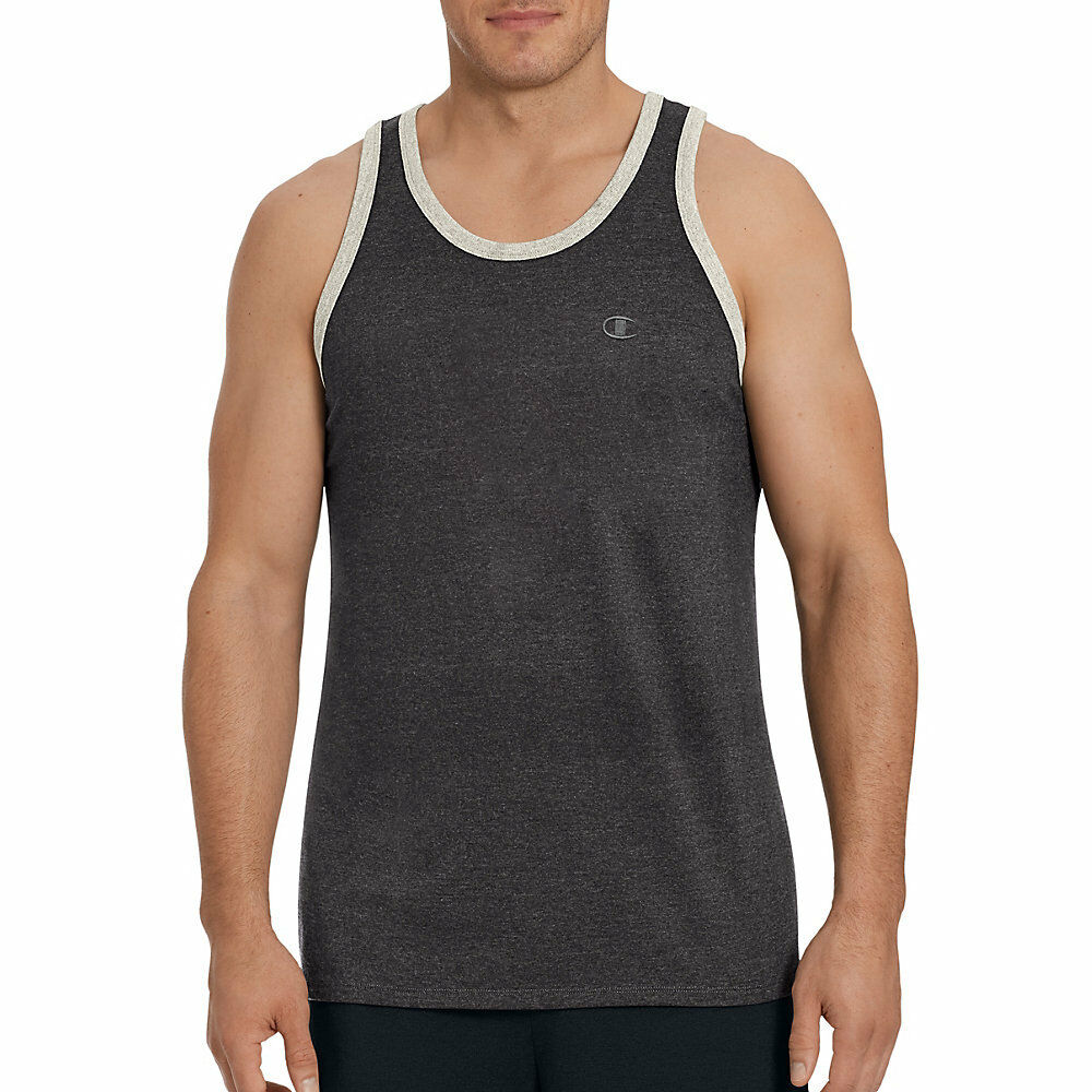 Champion Men's Classic Jersey Ringer Tank T0224