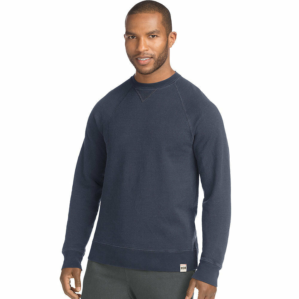 Hanes Men's 1901 Heritage Fleece V-notch Crewneck Sweatshirt O8345 549632