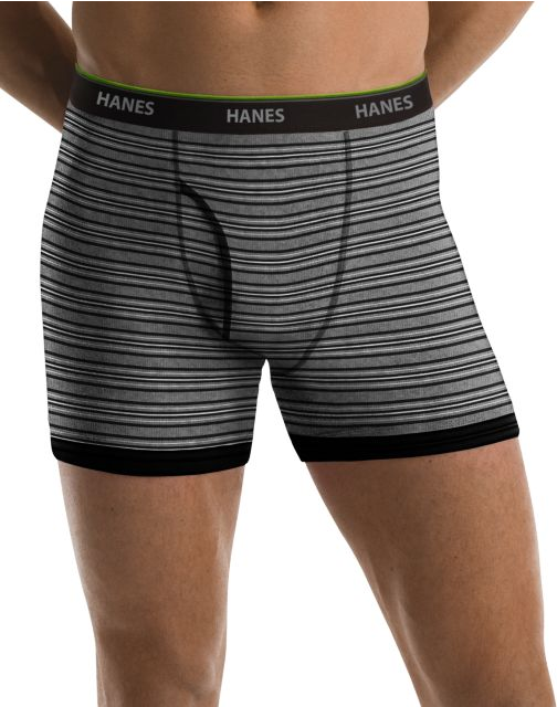 Hanes Men's FreshIQ™ ComfortSoft® Boxer Briefs 6-Pack 7347Z6