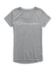 Champion Women's Authentic Wash V-Neck Tee, Colorblock Logo W0821G 549933