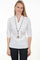 Scully Womens White 100% Cotton Peek-a-Boo Tunic PSL-198