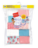 Toddler Girls' Briefs Cotton Hipsters 10-Pack