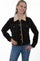 Scully Women's Suede Faux Fur Jean Jacket L1019