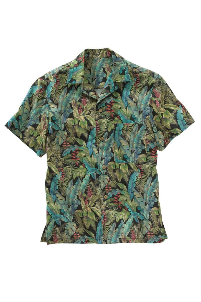 Tropical Leaf Camp Shirt Unisex 1032