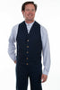 Scully Rangewear Men's 100% Cotton Canvas Western Vest Big & Tall RW041X
