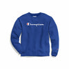 Champion Men's Powerblend® Fleece Crew, Script Logo GF88H Y07718