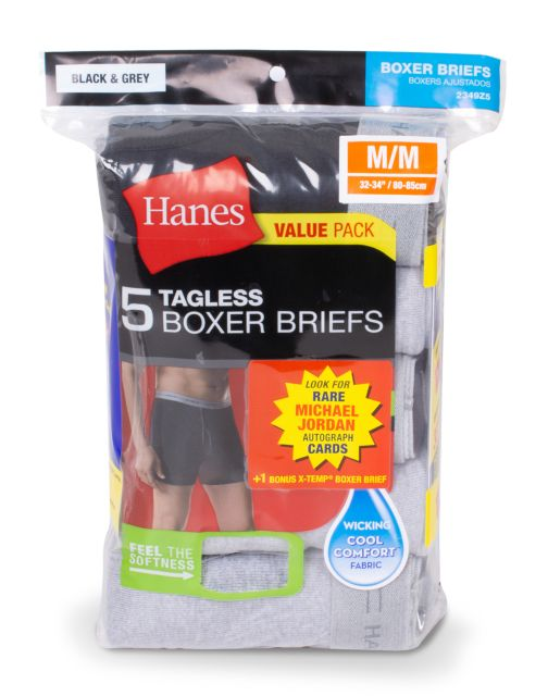 Hanes Michael Jordan Collector's Edition Boxer Brief w/Comfort Flex 6-Pk 2349E6