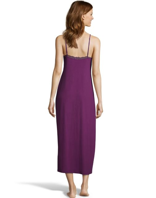 Maidenform Lace-Trim Maxi Gown MFS8280