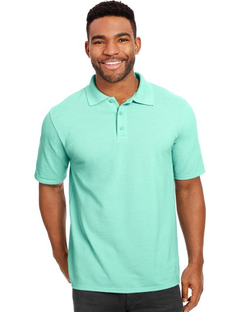 Hanes Men's X-Temp w/Fresh IQ Pique Polo 055P