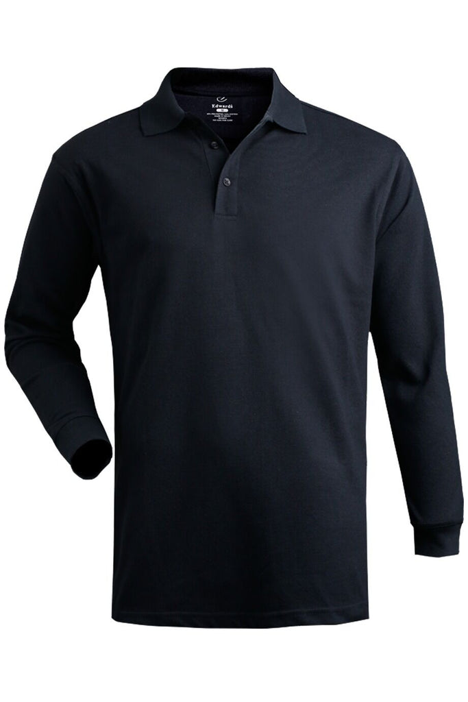 Cotton Long Sleeve Pique Polo Unisex 1540