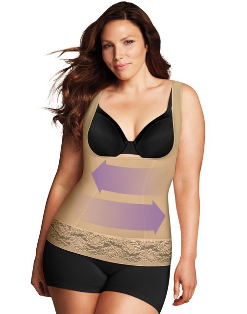 Maidenform Firm Foundations Curvy WYOB Torsette DM1026