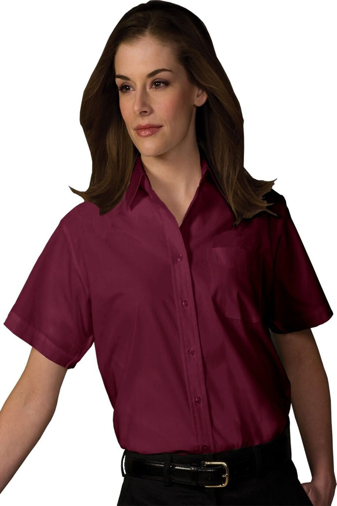 Broadcloth Short Sleeve Blouse 5313