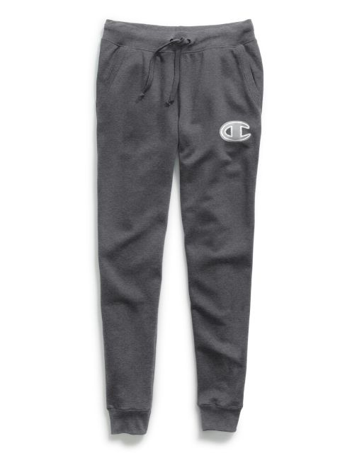 Champion Women's Powerblend® Fleece Joggers, Chainstitch C Logo GF937 Y07971