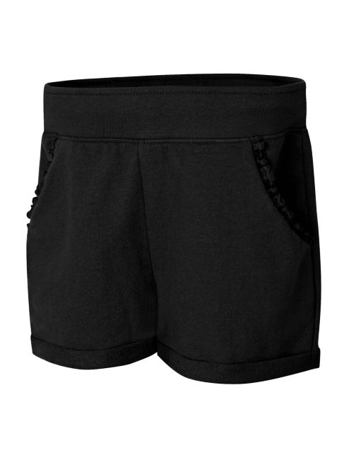 Hanes Girls' Ruffle Pocket Short OK263