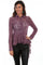 Scully Womens Double Ruffle Long Sleeve Blouse HC479