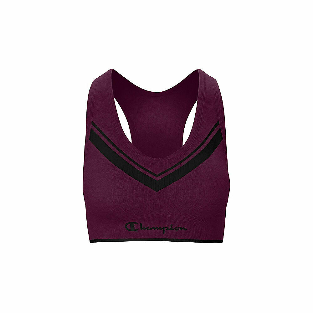 Champion The Sweatshirt Chevron Racerback Sports Bra B1671