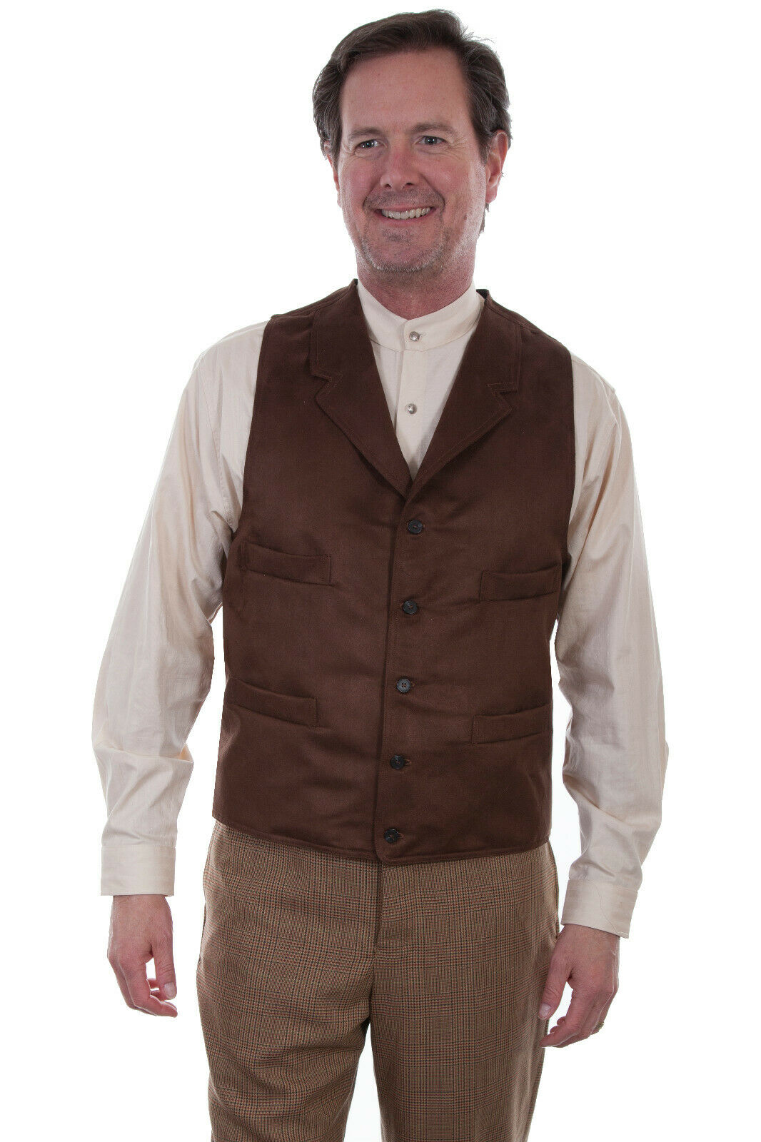 Scully Men's Polyester Solid Casual Vest RW281