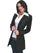 Scully Leather Womens Floral Embroidered Mid Thigh Boar Suede Jacket L231