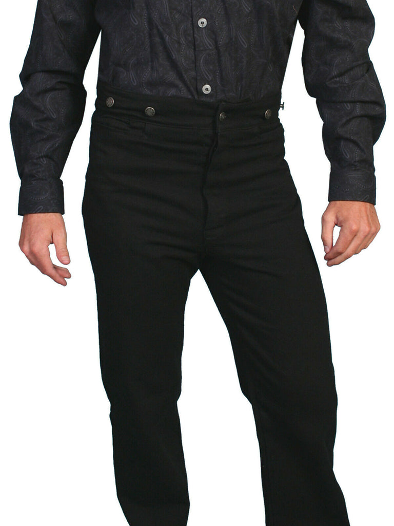 Scully Big Men's Wahmaker Button Fly Saddle Pants 100% Cotton 564552X