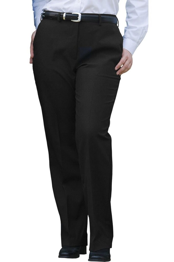 Women's Wool Blend Flat Front Dress Pant 8783