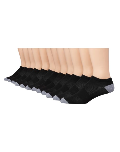 Hanes Men's FreshIQ™ X-Temp® Low Cut Socks 12-Pack LTAC14