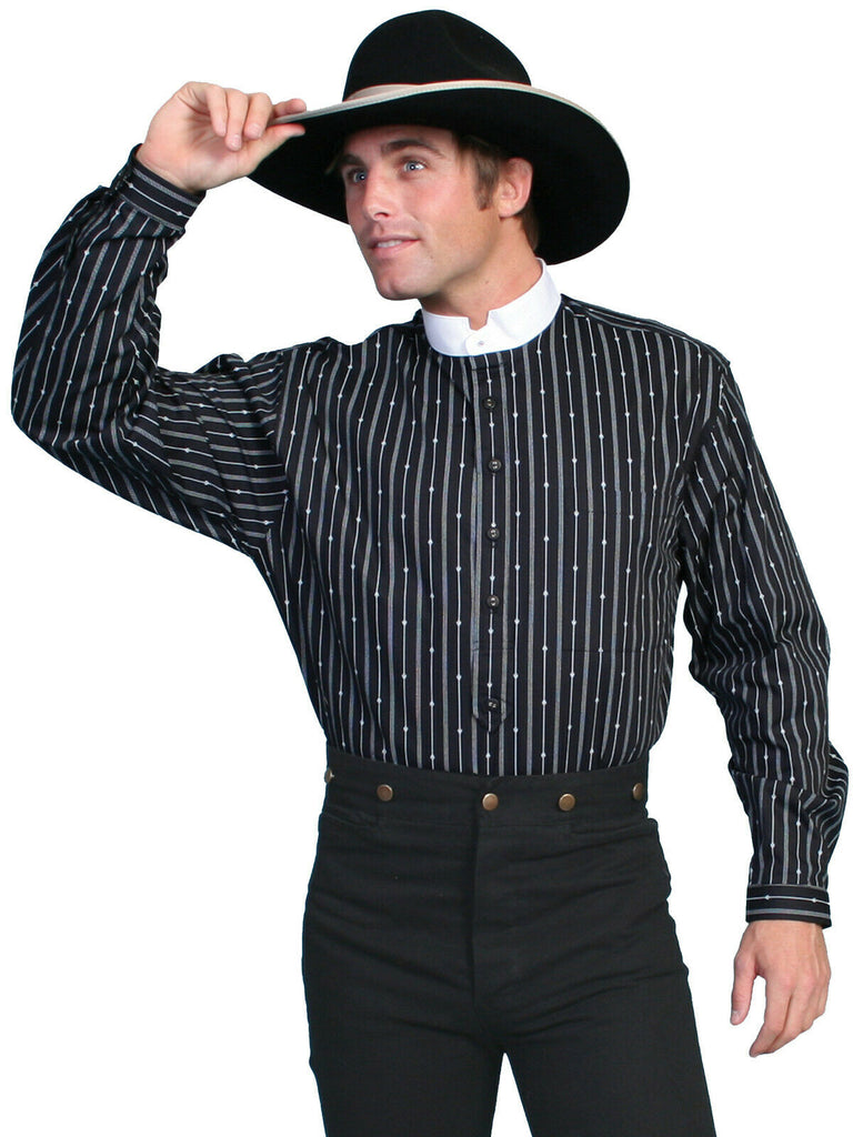 Scully Rangewear Men's Big & Tall 100% Cotton L/S Tombstone Western Shirt RW157X