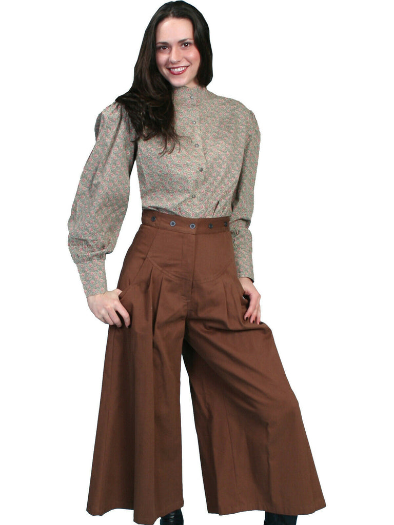 Scully Rangewear Women's Cotton Flare Brushed Twill Pants RW528S Shorter Length