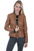Scully Women's Lamb Leather Vintage Lace Jacket L247