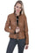 Scully Women's Lamb Leather Vintage Lace Jacket L247