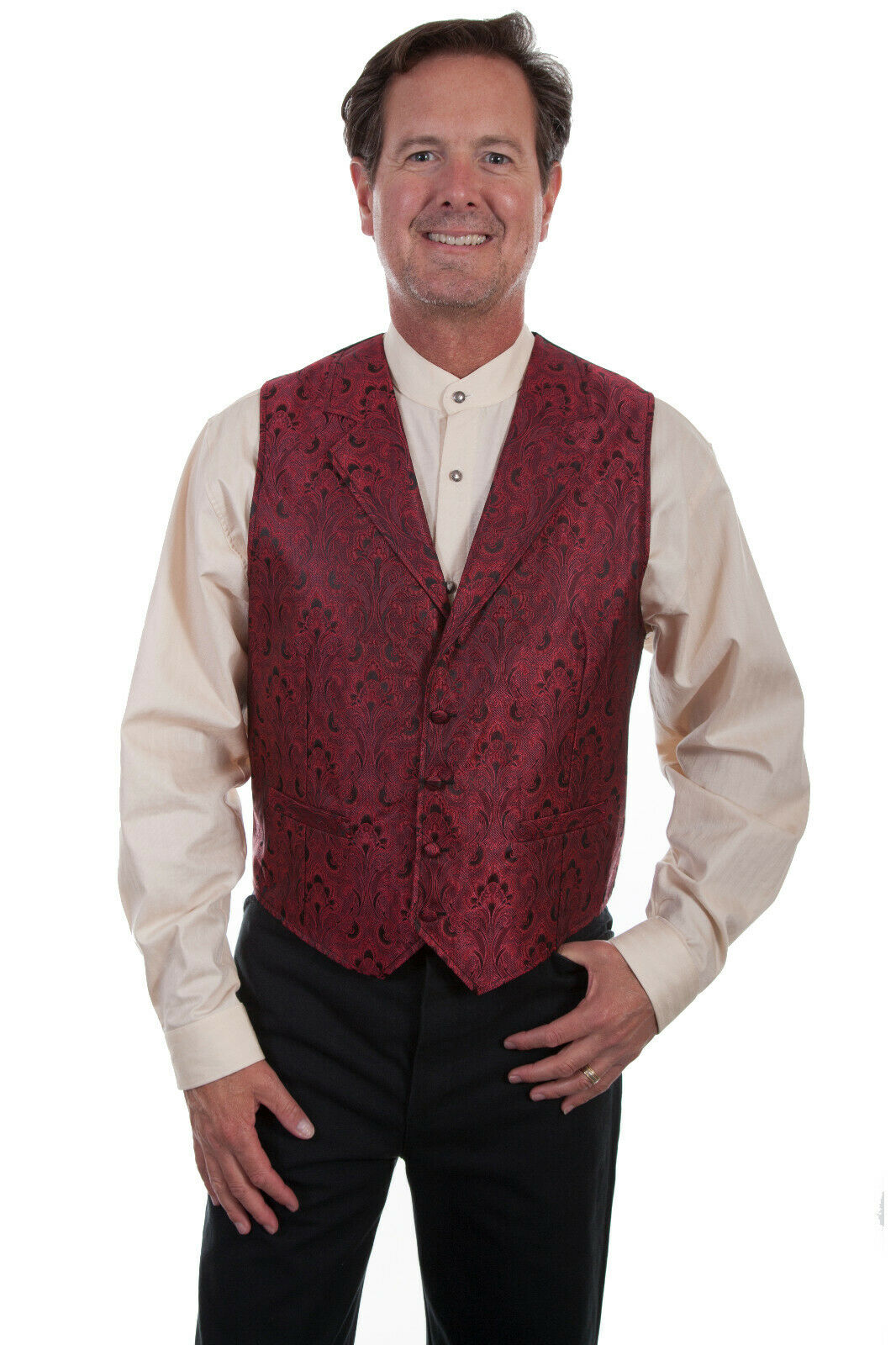 Scully Men's Point Bottom Vest 3X-4X RW285X