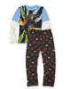 Hanes Boys' Sleepwear 2-Piece Set, Super Gamer Print 6019D