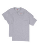 Hanes Men's Short Sleeve Pocket Tee Value Pack (2-pack) O55902