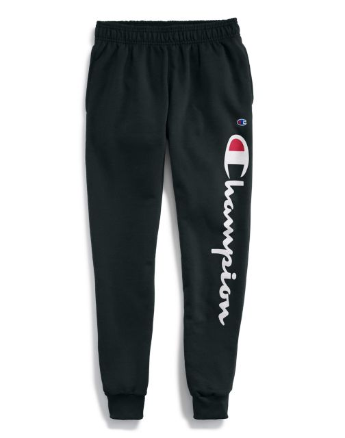Champion Men's Classic Jersey Joggers, Vertical Script Logo GP08H