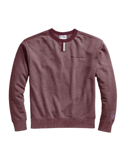 Champion Men's Heritage Heather YC Crew, Embroidered Logo S4502 550193